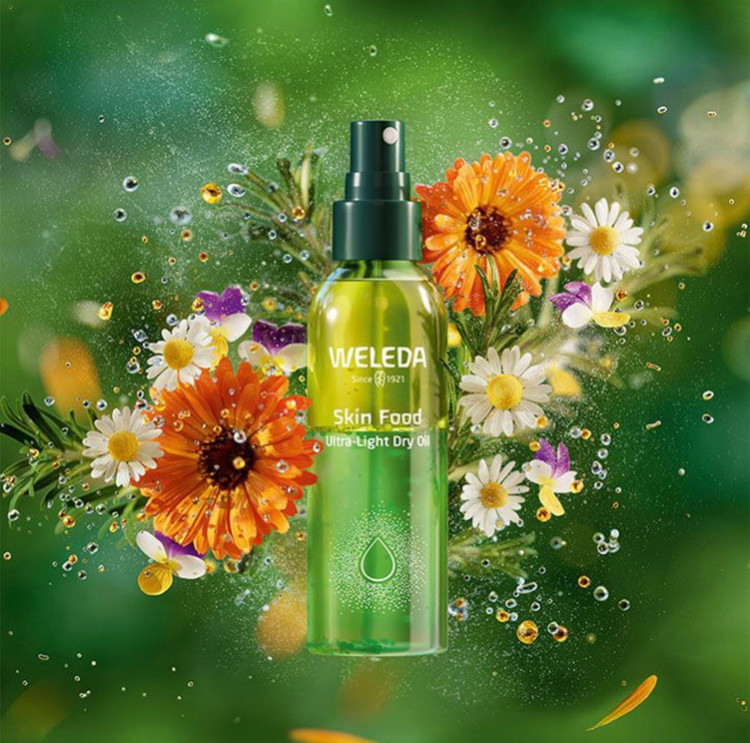 روغن بدن weleda
